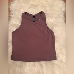 Yogalicious brown sleeveless top size small